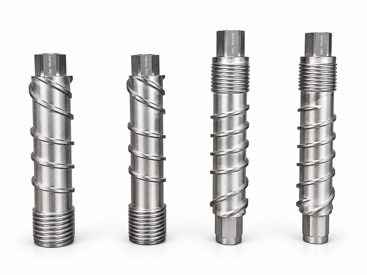 Long and short screw for Erema laser filter